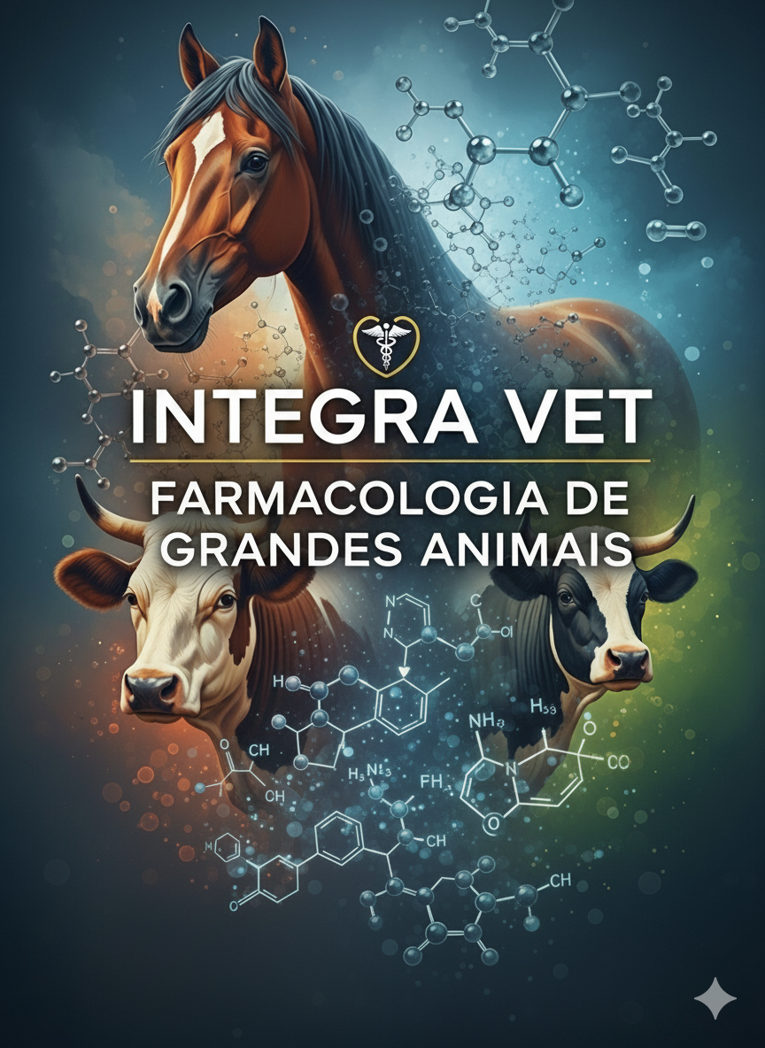 INTEGRA VET - Capa do Ebook de Farmacologia Veterinária para Grandes Animais